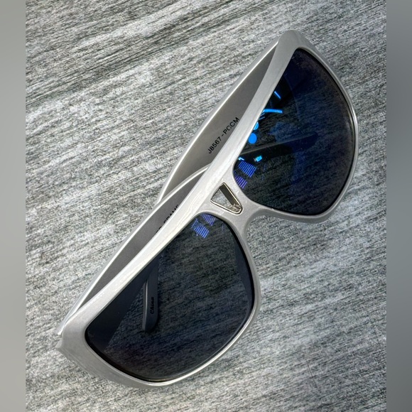 Biker Wrap Around Prism Mirrored Wrap Around Frame Sunglasses Flames Iron Cross - Picture 15 of 16